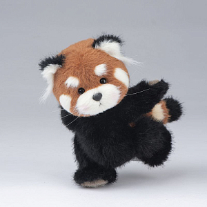 Красная панда Lina TeddyTales, длинношерстная, S, красно-коричневая, 20 см